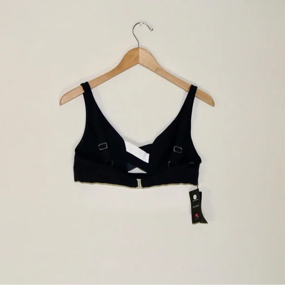 Valimare Martinique Strappy Bikini Top in Black, White, Gray